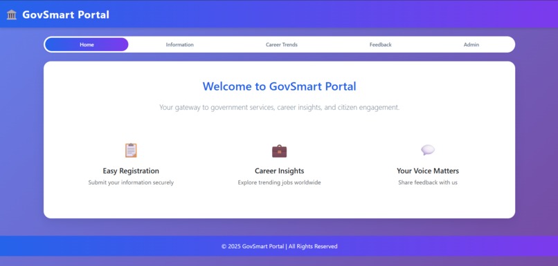 GovPortal for jobs – screenshot 1