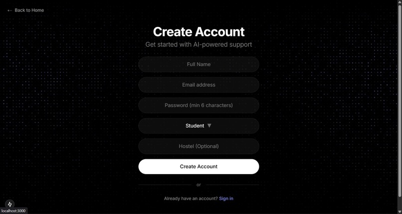 Campus Issue Resolver – screenshot 3