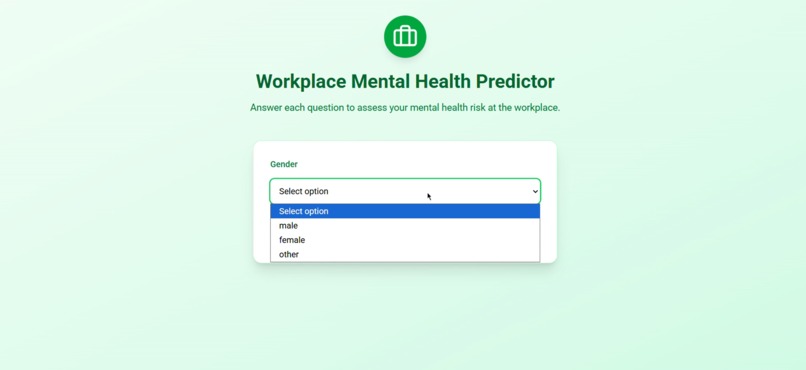 Mental Health Predictor Project – screenshot 6