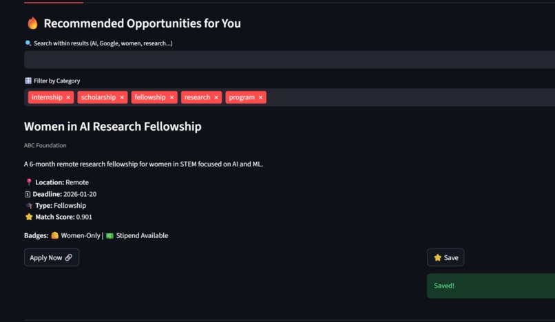 OpporTutor – AI Opportunity Navigator – screenshot 4