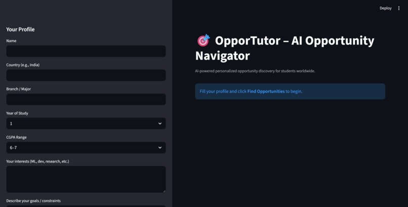 OpporTutor – AI Opportunity Navigator – screenshot 5
