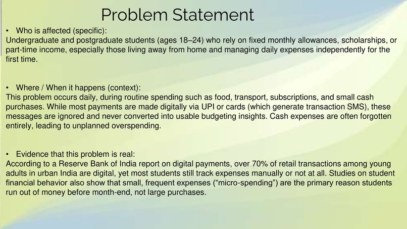 Student Expense Tracker – screenshot 2