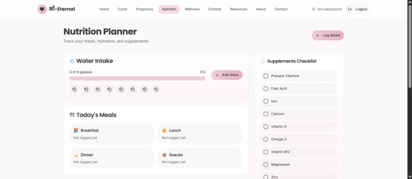 माँ-Eternal — Digital Maternal Health Companion – screenshot 6