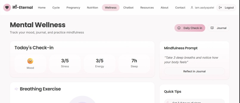 माँ-Eternal — Digital Maternal Health Companion – screenshot 8