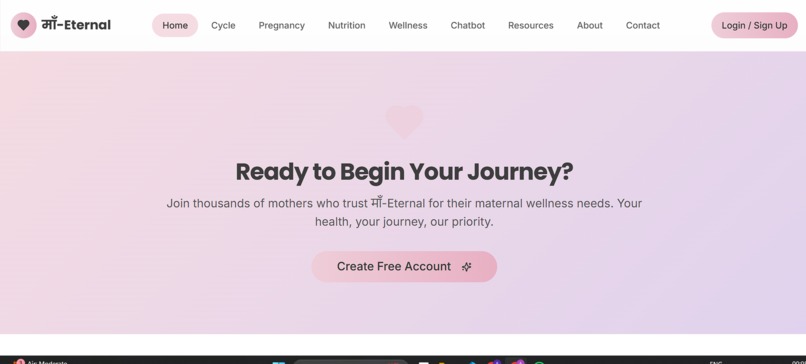 माँ-Eternal — Digital Maternal Health Companion – screenshot 9