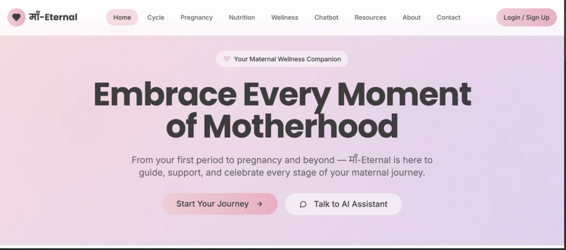 माँ-Eternal — Digital Maternal Health Companion – screenshot 10