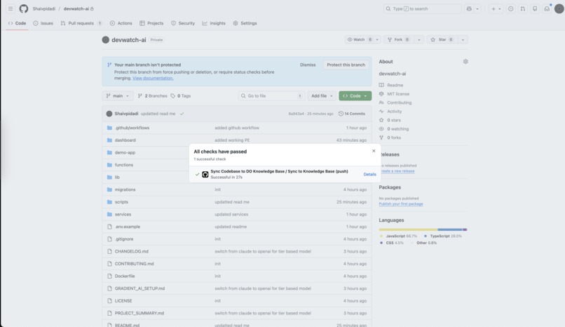 DevWatch AI – screenshot 4