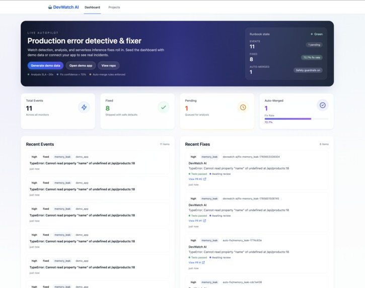 DevWatch AI – screenshot 5