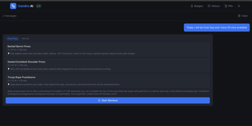 GainBroAI – screenshot 6