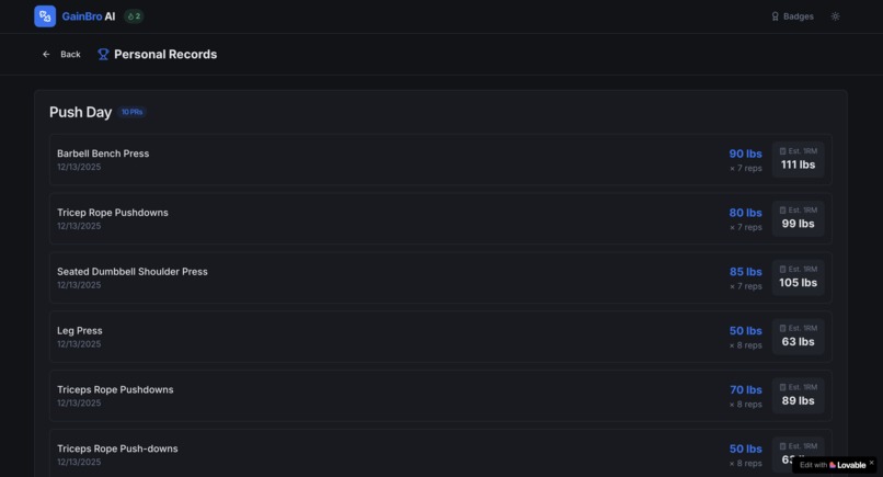 GainBroAI – screenshot 7