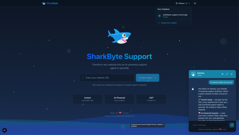 SharkByte Support – screenshot 2