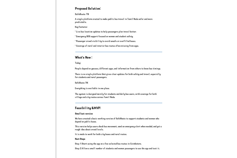 Smart Transit And Safety For Women And Students  – screenshot 2