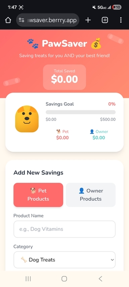 PawSaver.app – screenshot 1