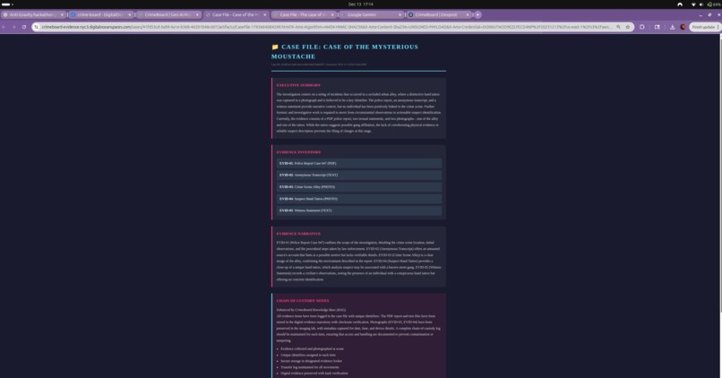 CrimeBoard – screenshot 3