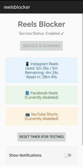 ReelsBlocker – screenshot 1