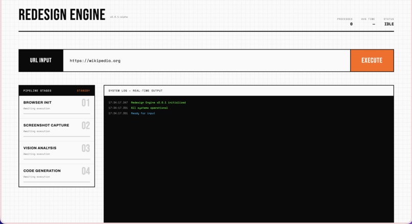 Redesign Engine – screenshot 1