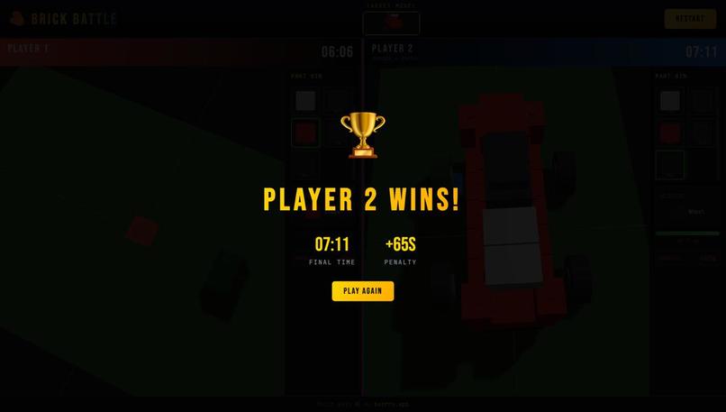 Brick Battle - Split screen lego battles – screenshot 2