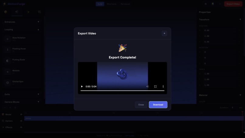 MotionForge – screenshot 2