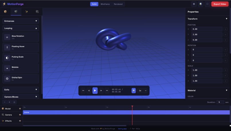 MotionForge – screenshot 1