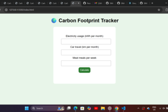 Carbon Footprint Tracker