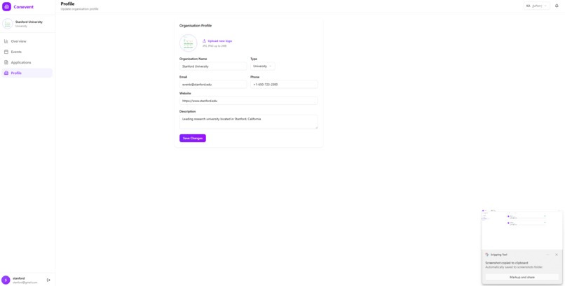 EventHub – screenshot 3