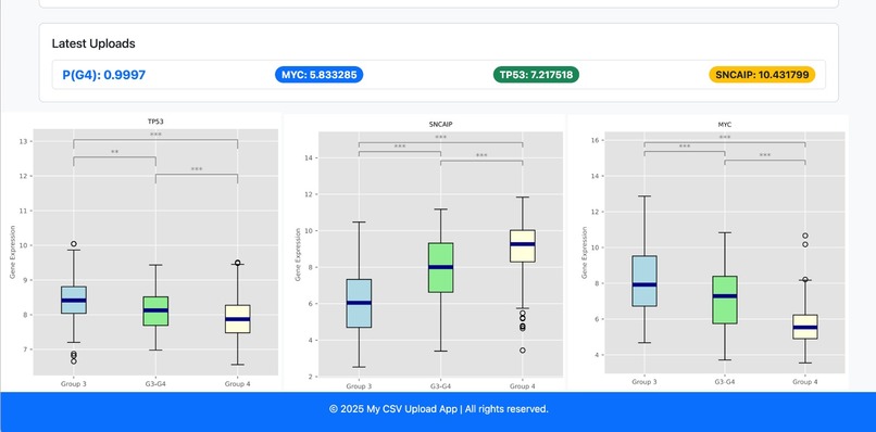 Continuous Medulloblastoma Classification – screenshot 2