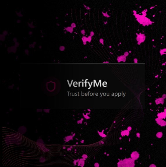 VerifyMe – screenshot 2