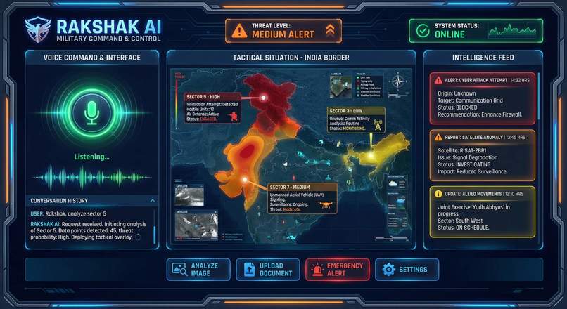 Rakshak AI – screenshot 1