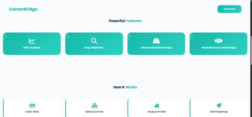 CareerBridge – Skill Gap & Readiness Analyzer – screenshot 2