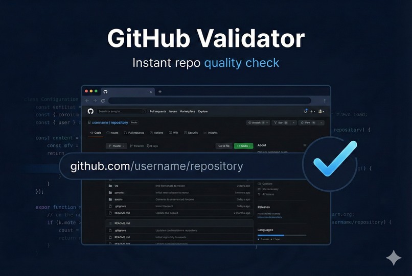 Github Validator – screenshot 1