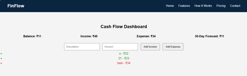 FinFlow – Intelligent Cash Flow Management – screenshot 1