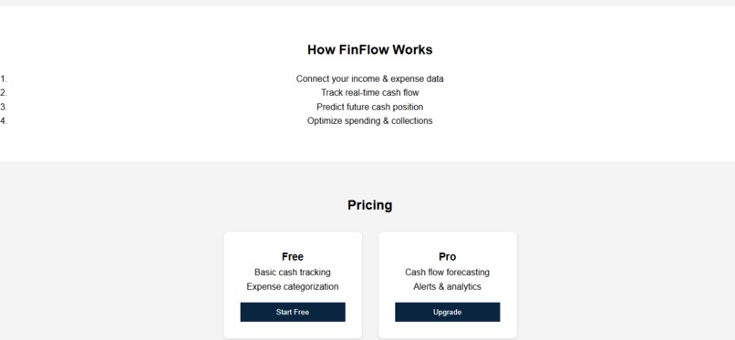 FinFlow – Intelligent Cash Flow Management – screenshot 3