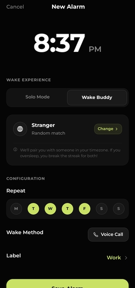 WakeUpBuddy - Transforming Mornings into Lovey Interactions – screenshot 4
