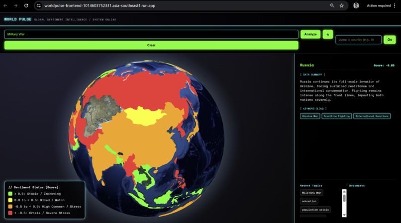 WorldPulseAI – screenshot 1