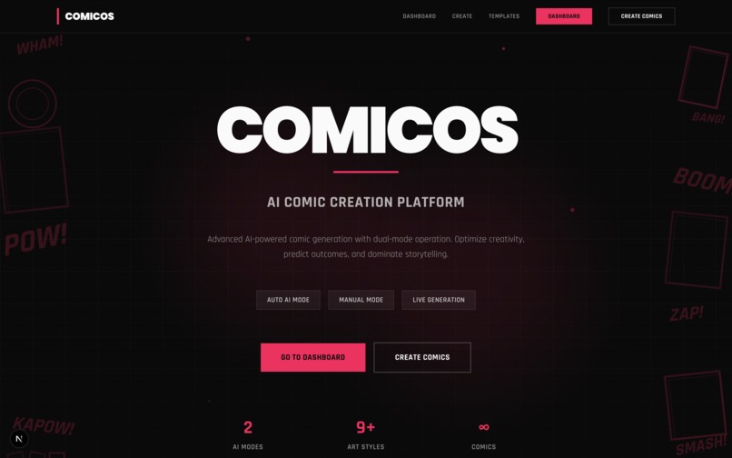 comicOS – An HDR-Ready, JSON-Native Comic Creation Platform – screenshot 1