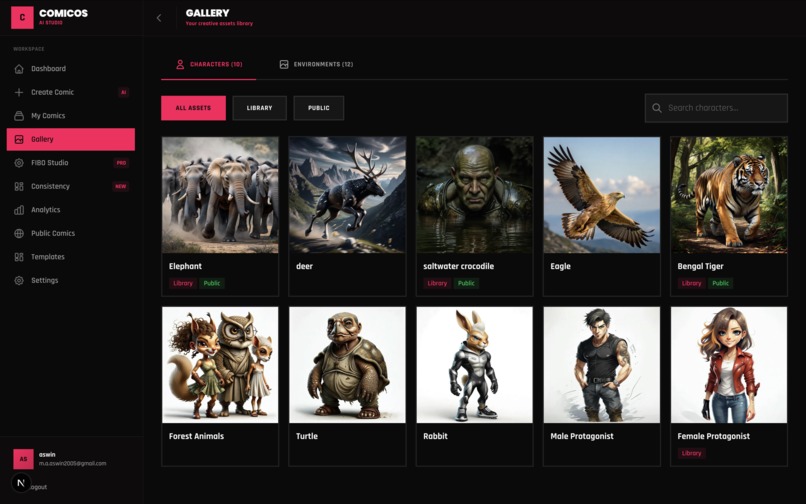 comicOS – An HDR-Ready, JSON-Native Comic Creation Platform – screenshot 5