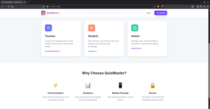 Quiz management  – screenshot 3