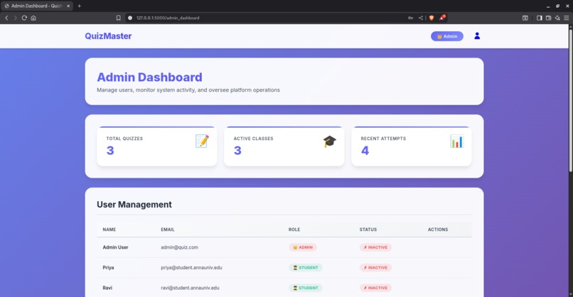 Quiz management  – screenshot 6