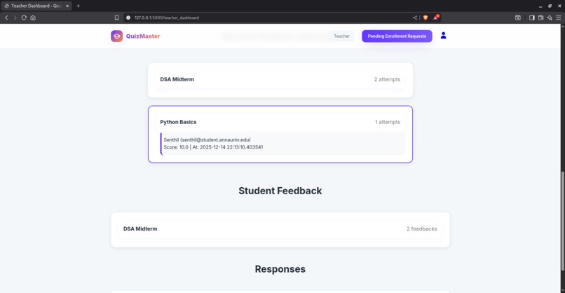 Quiz management  – screenshot 15