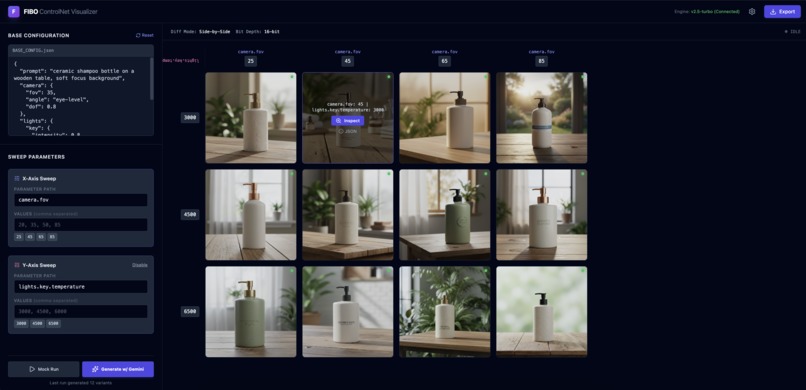 FIBO ControlNet Visualizer – screenshot 1