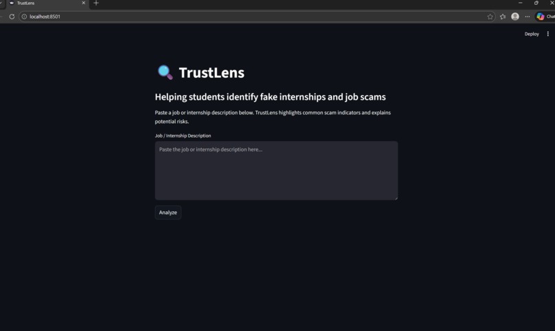 TrustLens – screenshot 1