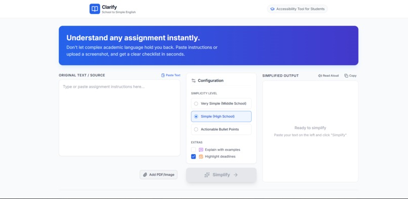 Clarify – screenshot 1