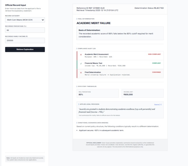 Clear-Cause – screenshot 4