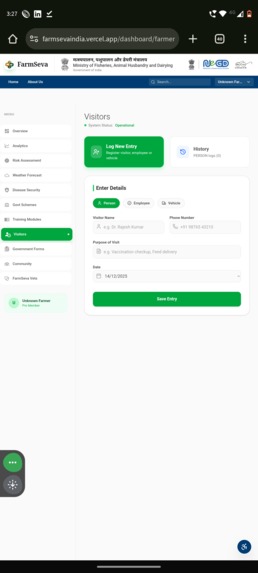 FarmSeva - Pig & Poultry Bio security Solution  – screenshot 2
