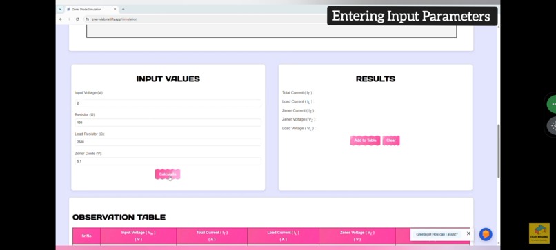 Zener Diode Simulation Engine  – screenshot 3