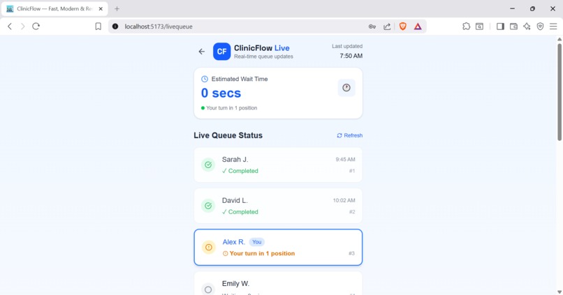 ClinicFlow – screenshot 4