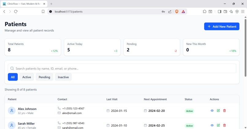 ClinicFlow – screenshot 10