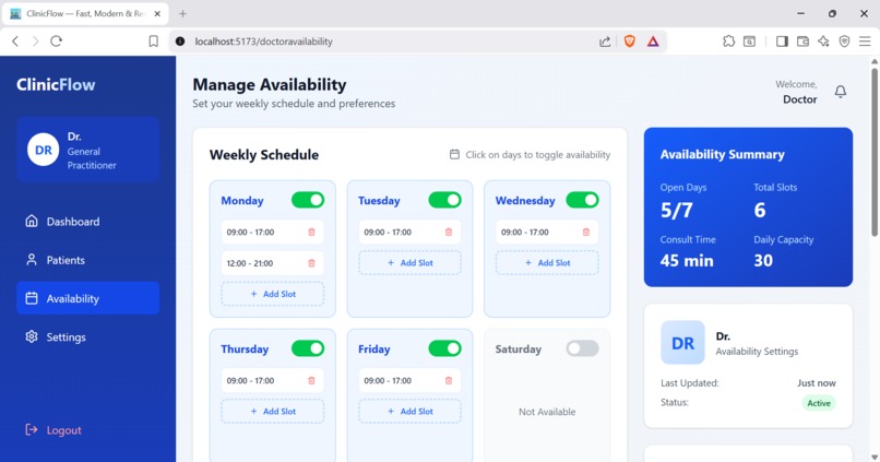 ClinicFlow – screenshot 12
