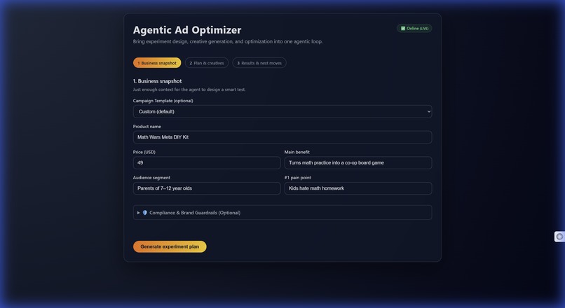 Agentic Ad Optimizer – screenshot 2