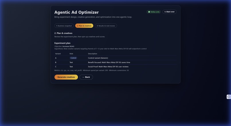 Agentic Ad Optimizer – screenshot 3